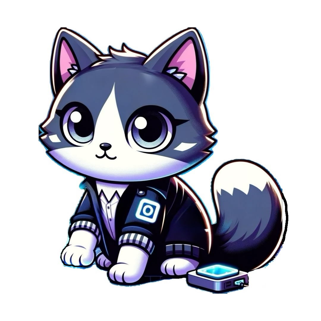 RUPUPUの青い猫